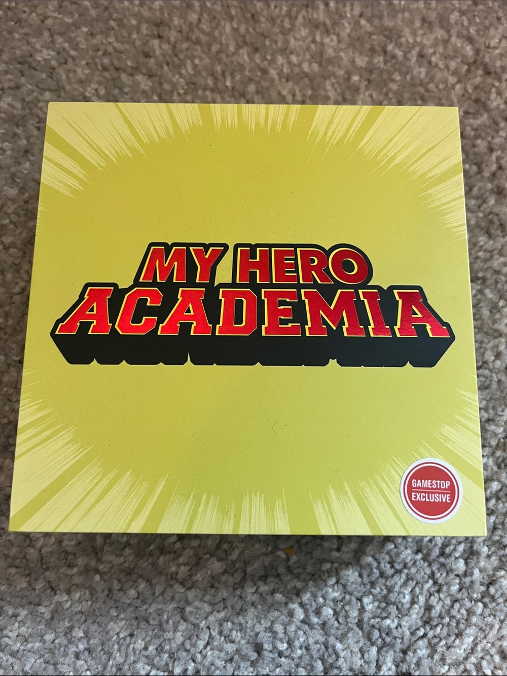 MY HERO ACADEMIA Yellow Collector Box - GameStop Exclusive